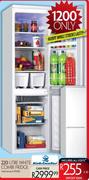 Kelvinator White Combi Fridge-220Ltr