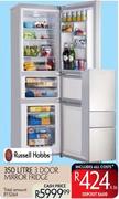 Russell Hobbs 3 Door Mirror Fridge-350Ltr