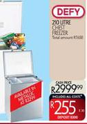 Defy Metallic Chest Freezer-210Ltr