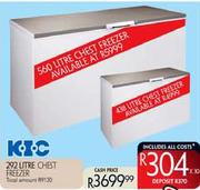 KIC Chest Freezer-292Ltr Each