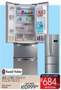 Russell Hobbs French Door Fridge-455Ltr