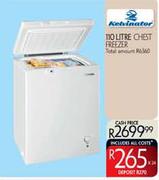 Kelvinator Chest Freezer-110Ltr