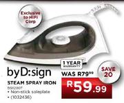 byD:sign Steam Spray Iron (BS11200T)