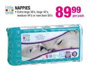 Little One Nappies-Per Pack