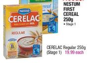 Nestle Cerelac Regular (Stage 1)-250g Each