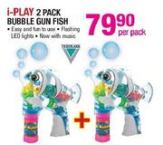 i-Play 2 Pack Bubble Gun Fish-Per Pack
