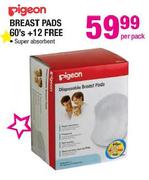 Pigeon Breast Pads 60's + 12 Free
