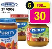 Purity 2nd Foods-5's