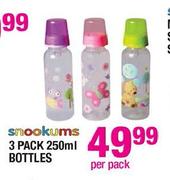 Snookums Bottles-3x250ml Per Pack