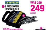 Good Year 8 Piece Open Spanner Set