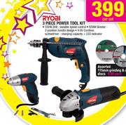 Ryobi 3 Piece Power Tool Kit-Per Set