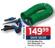 Pnp Garden Pro Coil Hose Set-15m
