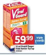 Viral Guard Sugar Free Junior Syrup-200ml