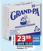 Grand Pa Headache Powders-25's
