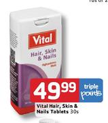 Vital Hair, Skin & Nails Tablets-30's