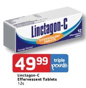 Linctagon-C Effervescent Tablets-12's