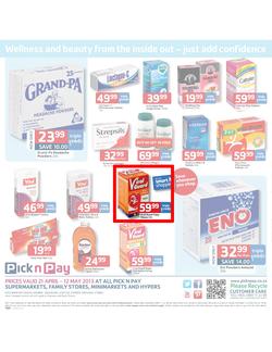Pick n Pay : Health & beauty all taken care of (21 Apr - 12 May 2013), page 12