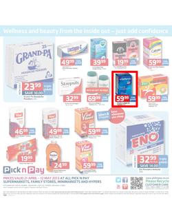 Pick n Pay : Health & beauty all taken care of (21 Apr - 12 May 2013), page 12