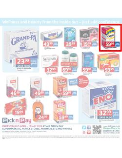 Pick n Pay : Health & beauty all taken care of (21 Apr - 12 May 2013), page 12
