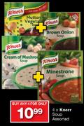 Knorr Soup Assorted-4's