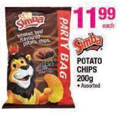 Simba Potato Chips Assorted-200g Each