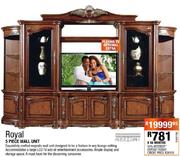 Royal 5 Piece Wall Unit