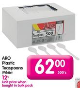 Aro Plastic Teaspoons-500's Pack