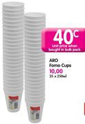 Aro Fomo Cups-25X250Ml