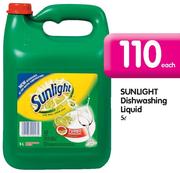 Sunlight Dishwahing Liquid 5L-Each