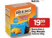 Beeno Ken-L Dog Biscuits Assorted-500g Each