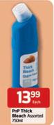 PnP Thick Bleach Assorted-750ml Each