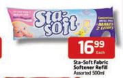 Sta-Soft Fabric Softener Refill Assorted-500ml Each