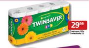  Twinsaver 1 Ply Toilet Rolls-10's