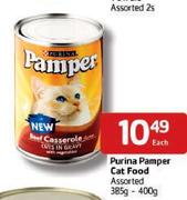 Purina Pamper Cat Food Assorted-385g - 400g Each