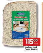 Marltons Medi Fleece Blanket Each