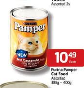 Purina Pamper Cat Food Assorted-385g-400g Each