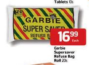 Garbie Super Saver Refuse Bag Roll-20's