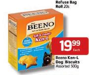 Beeno Ken-L Dog Biscuits Assorted - 500g Each