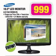Samsung LED Monitor-18.5"(LS19A100NS/X)