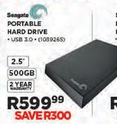 Seagate Portable 500GB Hard Drive-2.5"