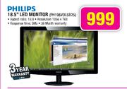 Philips 18.5" LED Monitor(PH196V3LSB25)-Each