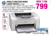 Hp Single Function Mono Laser Printer(P1102)-Each