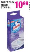 Toilet Duck Fresh Stick-3's