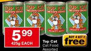 Top Cat Cat Food-425gm Each