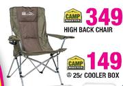 Camp Master High Back Chair