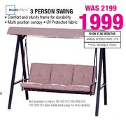 Mainstays 3 Person Swing