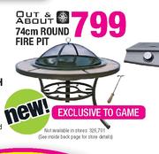 Out & About 74cm Round Fire Pit