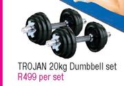 Trojan 20Kg Dumbbell Set-Per Set
