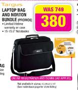 Targus Laptop Bag & Norton Bundle 