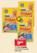 Friskies Cat Food Pouches-3 x 85gm